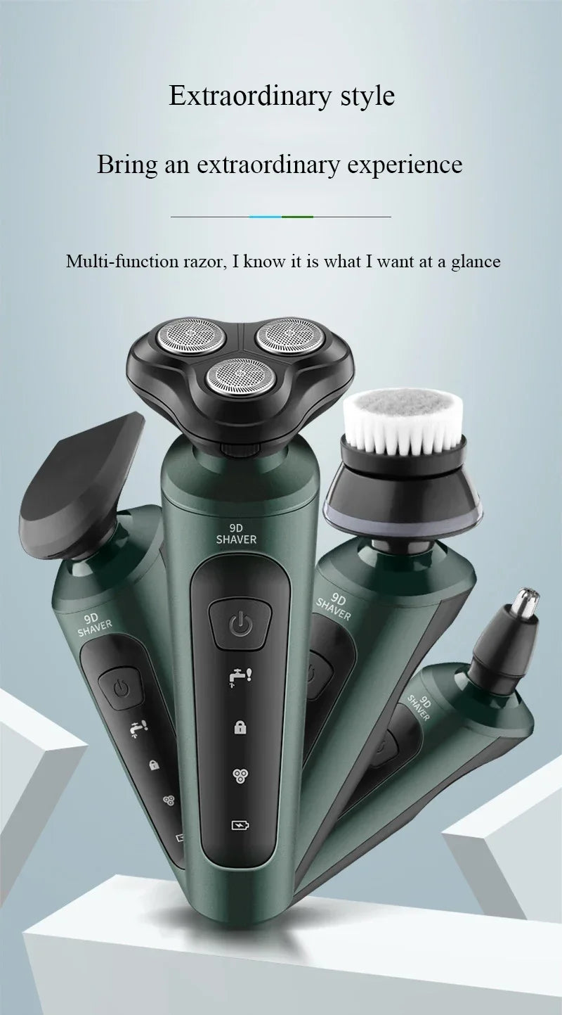 Waterproof Electric Shaver for Men Rechargeable