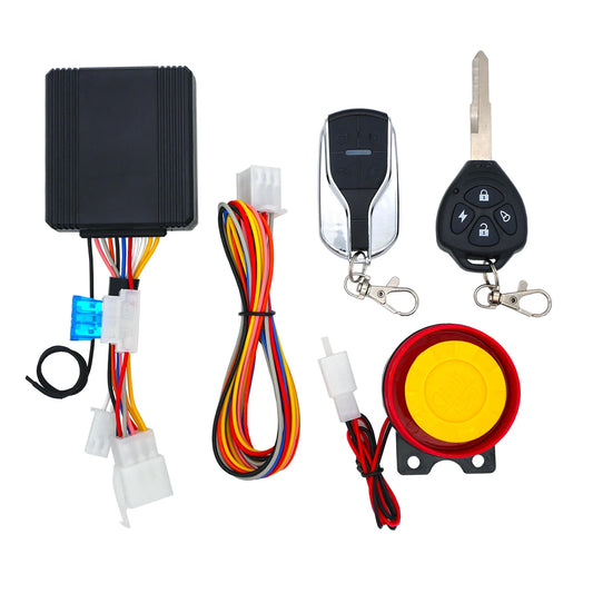 Motorcycle Wireless Anti-Theft Alarm with Remote Starter