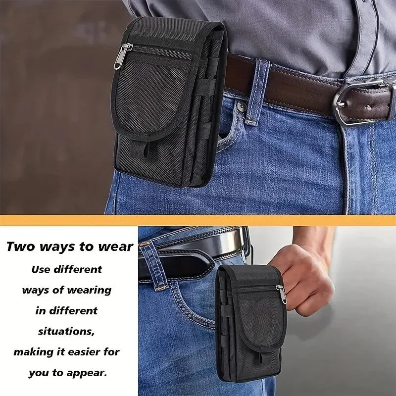 Carry your phone smartly with this casual waist bag!
