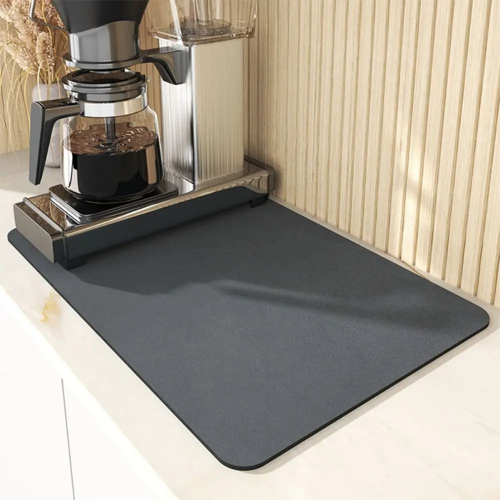 Soft Diatomite Quick-Dry Kitchen Mat – Absorbent & Stylish!