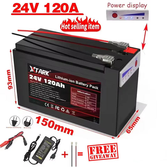 24V 120Ah Lithium Battery for Solar & EV
