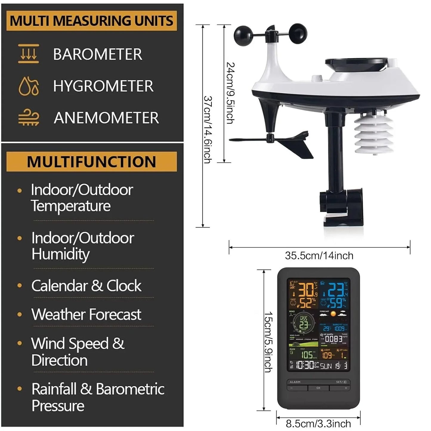 WiFi Smart Weather Station with Alarm Clock