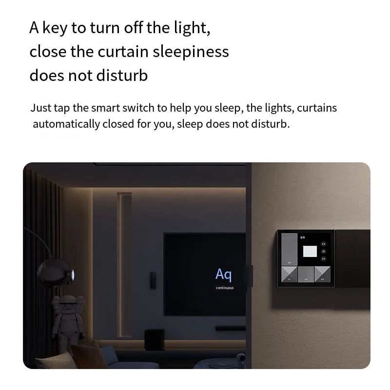 Aqara S1E Smart Touch Panel with LED Display