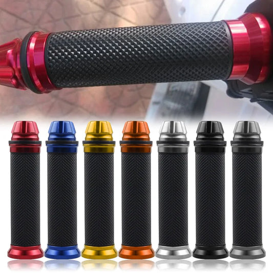 Universal Rubber Motorcycle Grips Throttle Handlebar