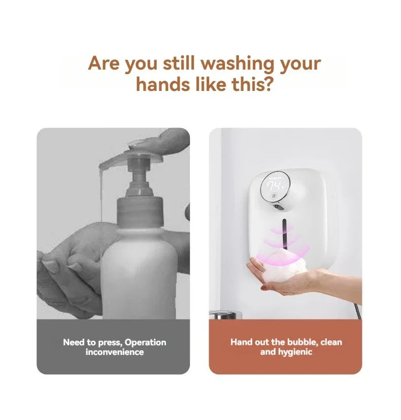 Smart Foam Hand Sanitizer Dispenser – Wall Mounted