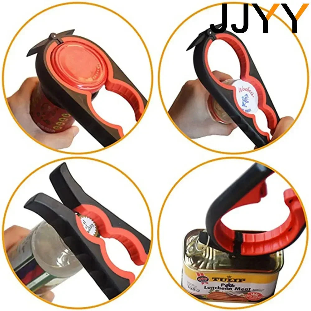 4-in-1 Multi-Function Can & Bottle Opener Tool