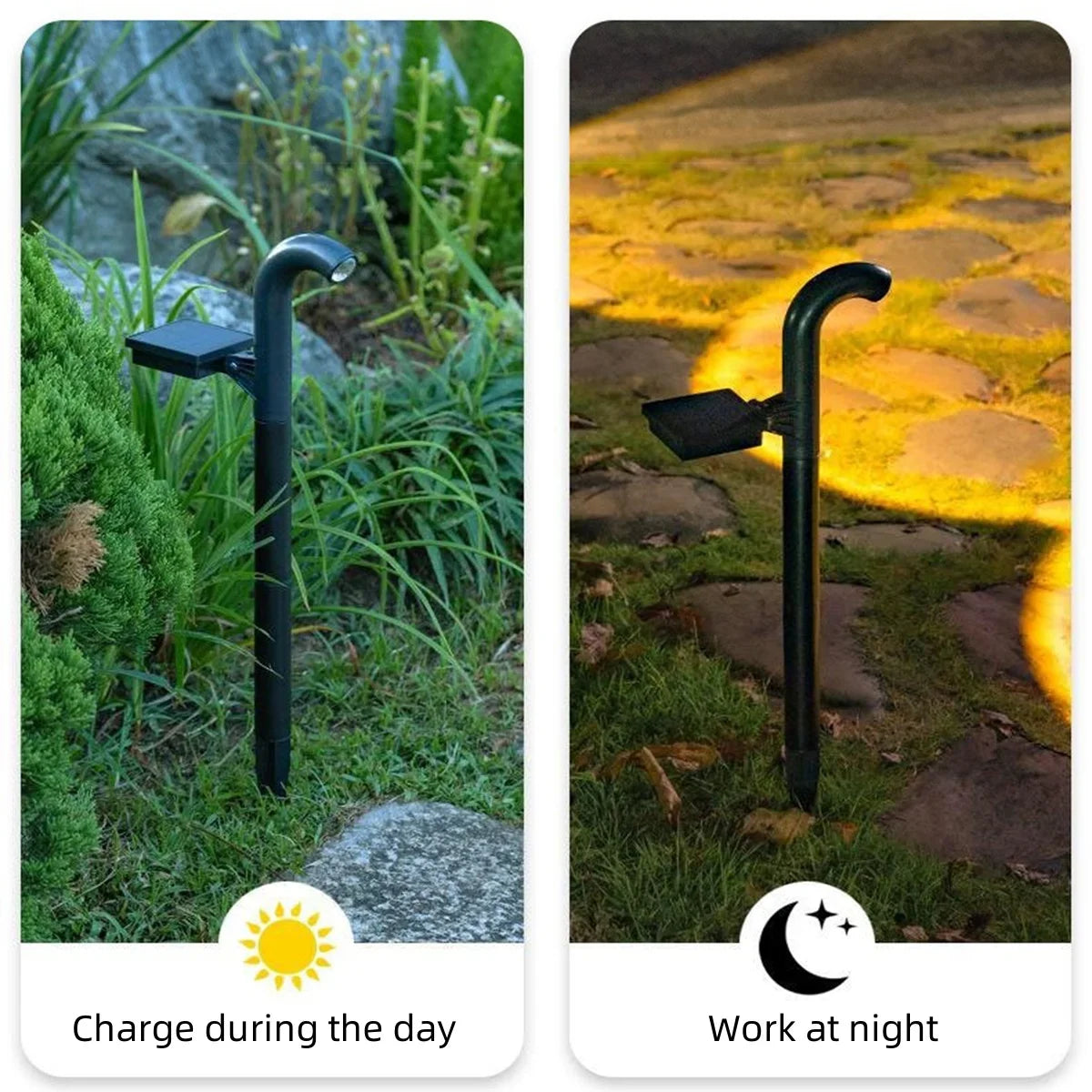 Waterproof LED Solar Garden Path Lights