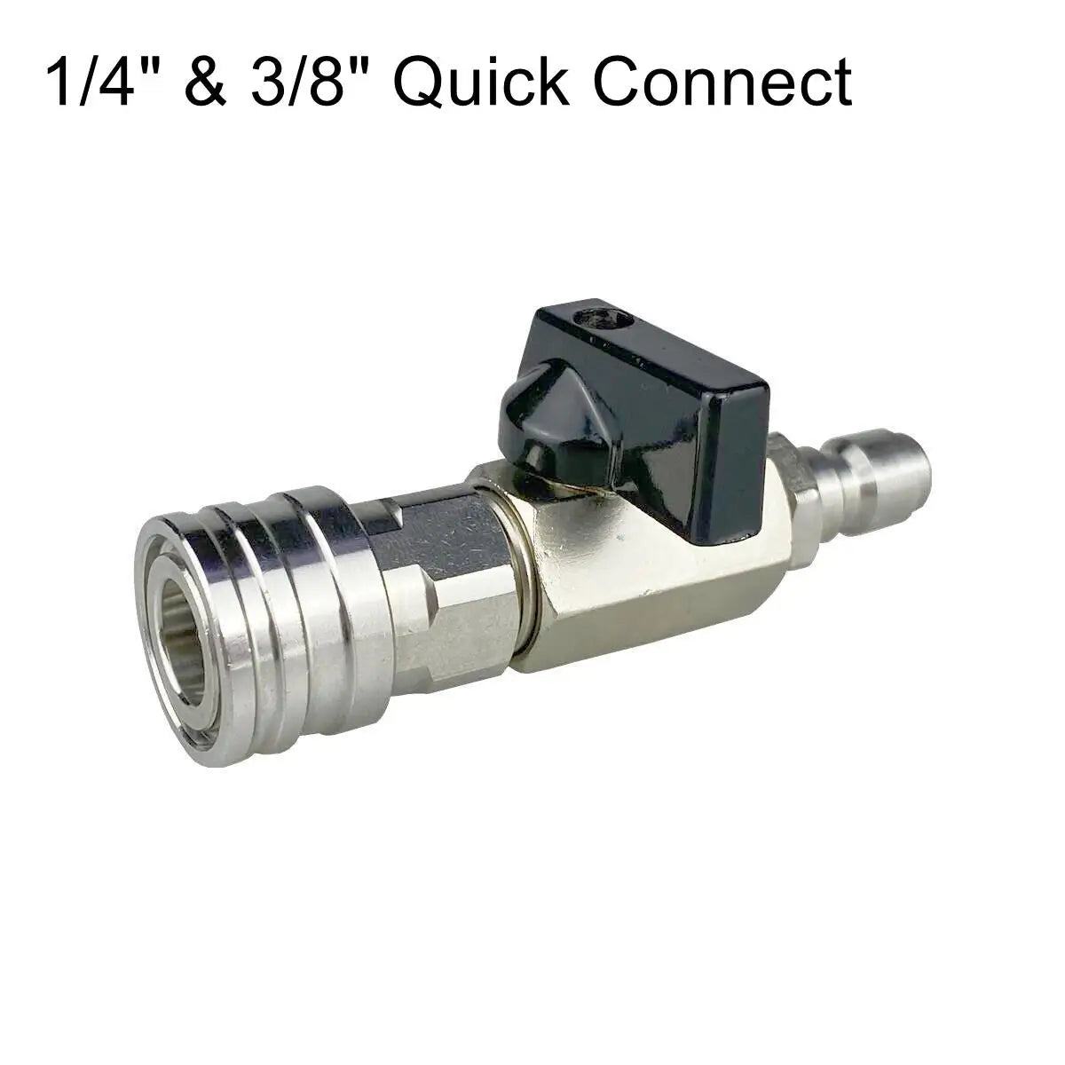 1/4" Ball Valve Quick Connector – Control High Pressure with a Click!