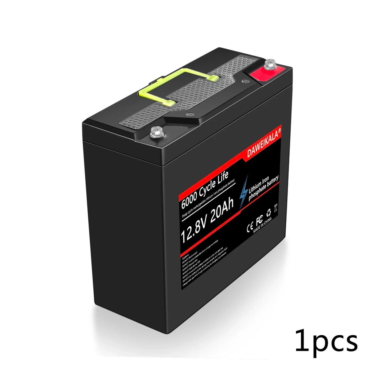 12V 20Ah LiFePO4 Rechargeable Battery Pack