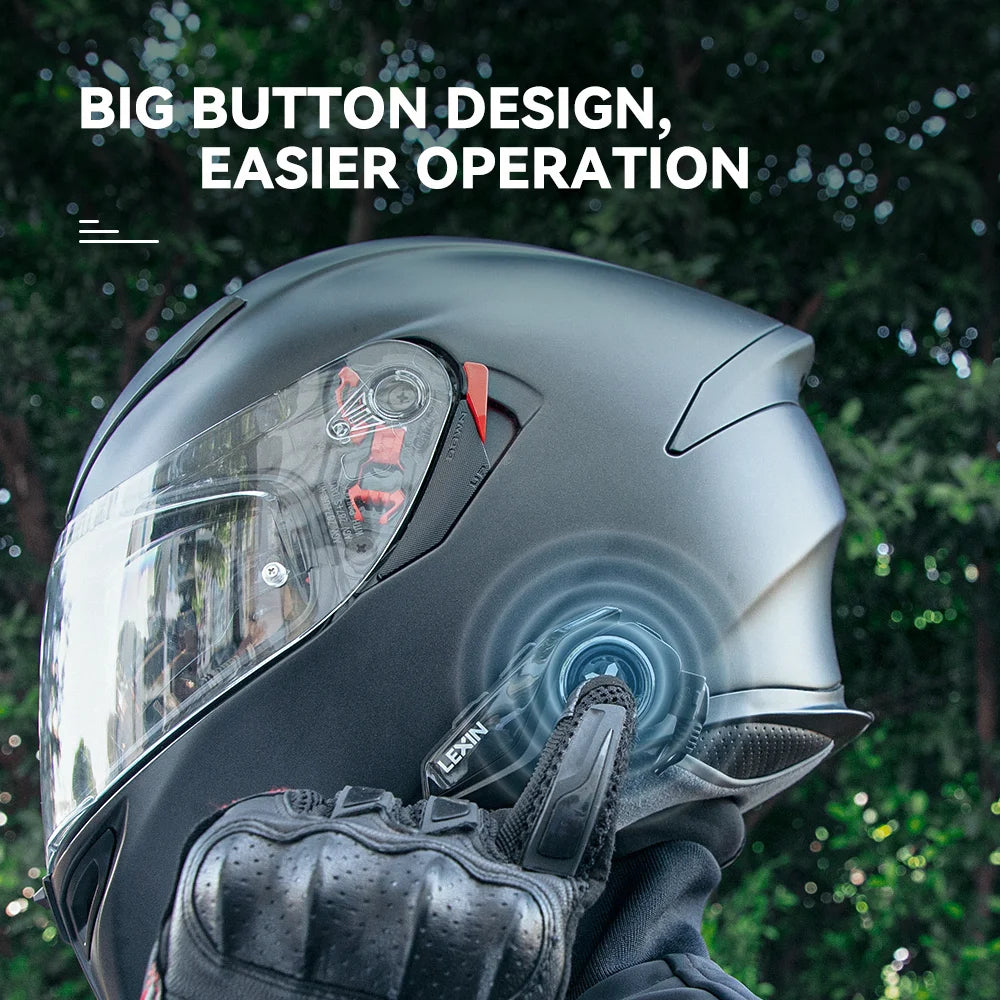 New Lexin G2 Bluetooth Motorcycle Intercom 6 Riders