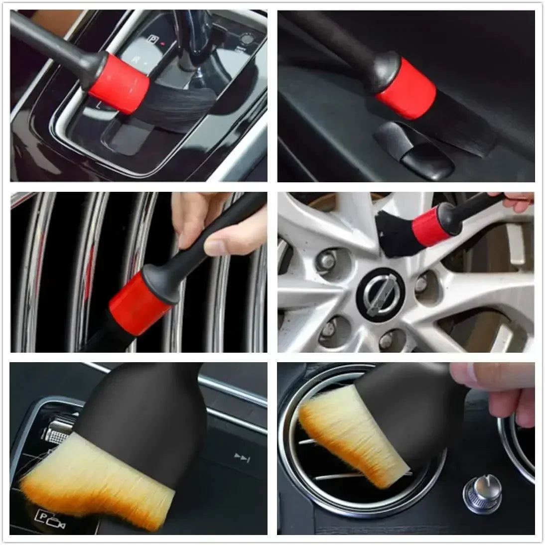 6-in-1 Detailing Brush Set – Clean Every Corner!