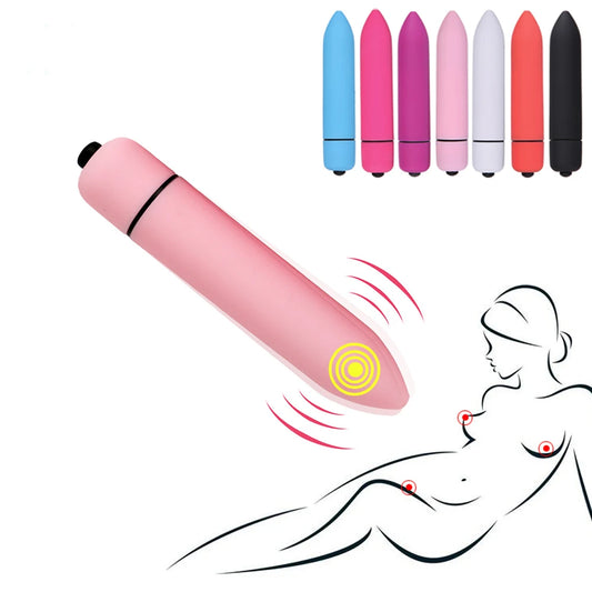 10-Speed Mini Bullet Vibrator – G-Spot Pleasure