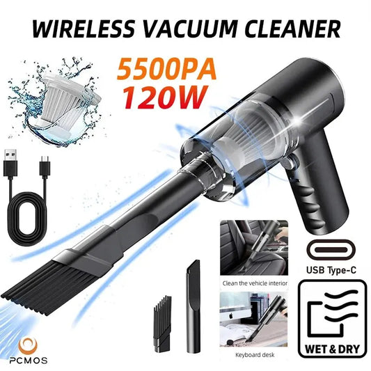 Wireless High Power Vacuum Cleaner for Car & Home