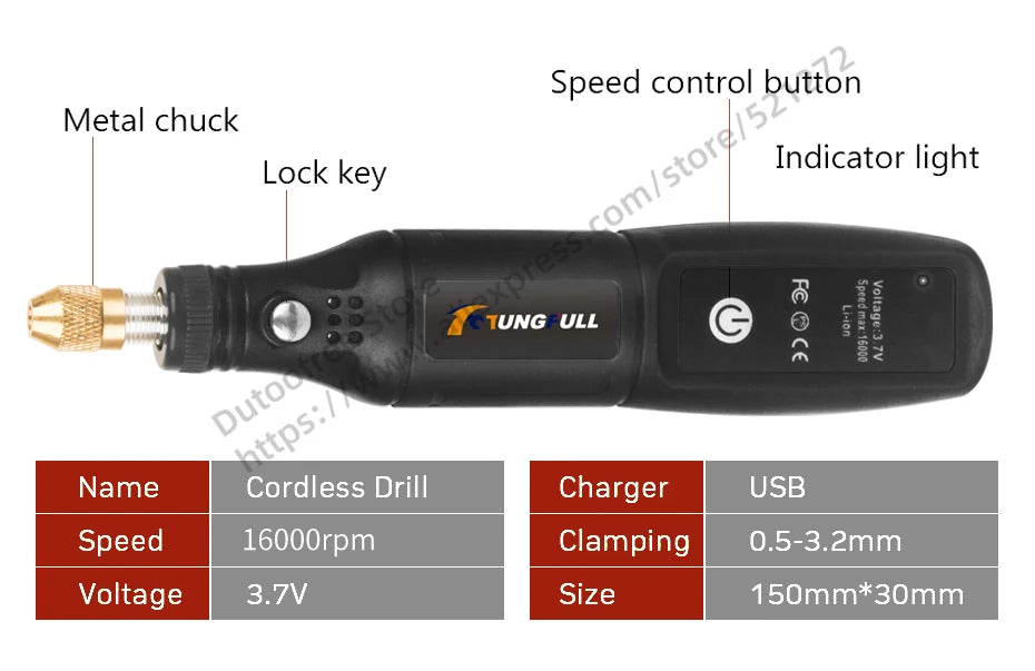 Mini Cordless Engraving Tool – Precision in Your Pocket!
