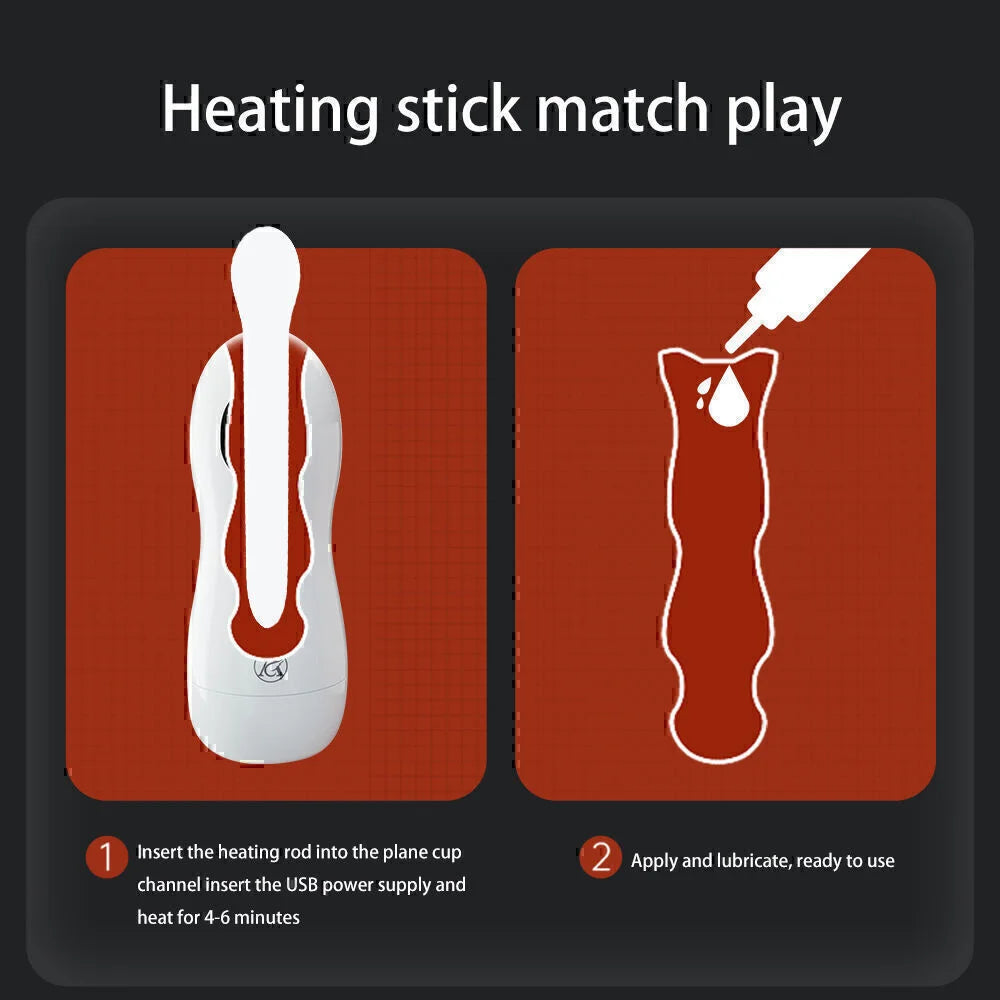 Automatic Vibrating Male Masturbator Cup