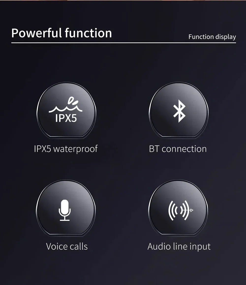 Speaker Portable Mini Wireless Soundbar Bluetooth 5.0 Waterproof