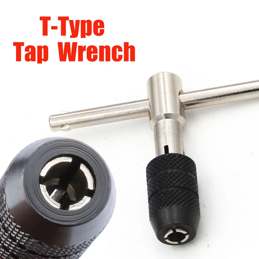 T-Type Tap Wrench Set – 3mm to 8mm Thread Tapping Tool