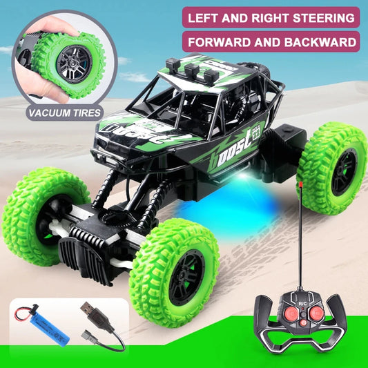 Off-Road RC Car with Flashing Lights – Christmas Gift