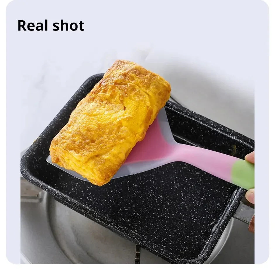 Silicone Cooking Spatula Kitchen Utensil Scraper Tool