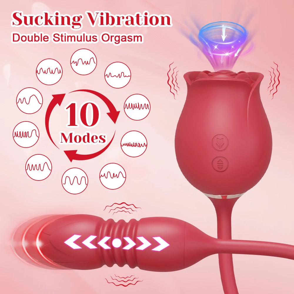 Rose-Sucking Vibrator G Spot Stimulator