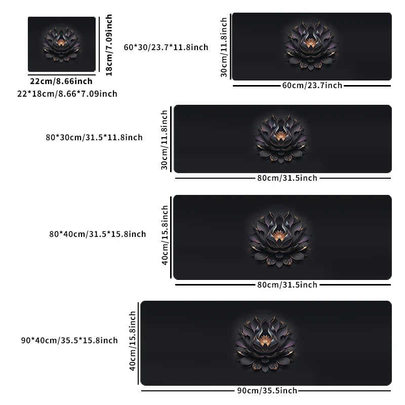 Large Non-Slip Gaming Mouse Pad – Keyboard & Desk Mat