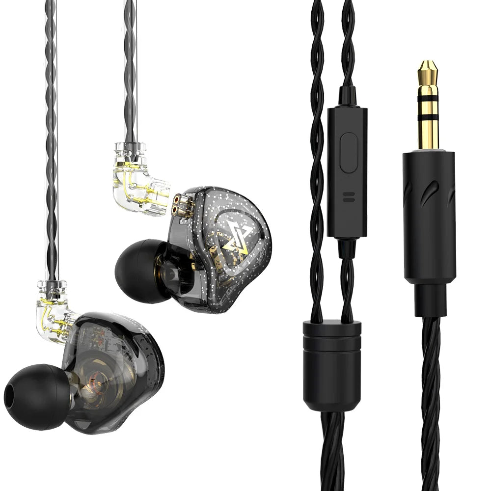 QKZ AK6 HiFi Wired Earphones with Mic