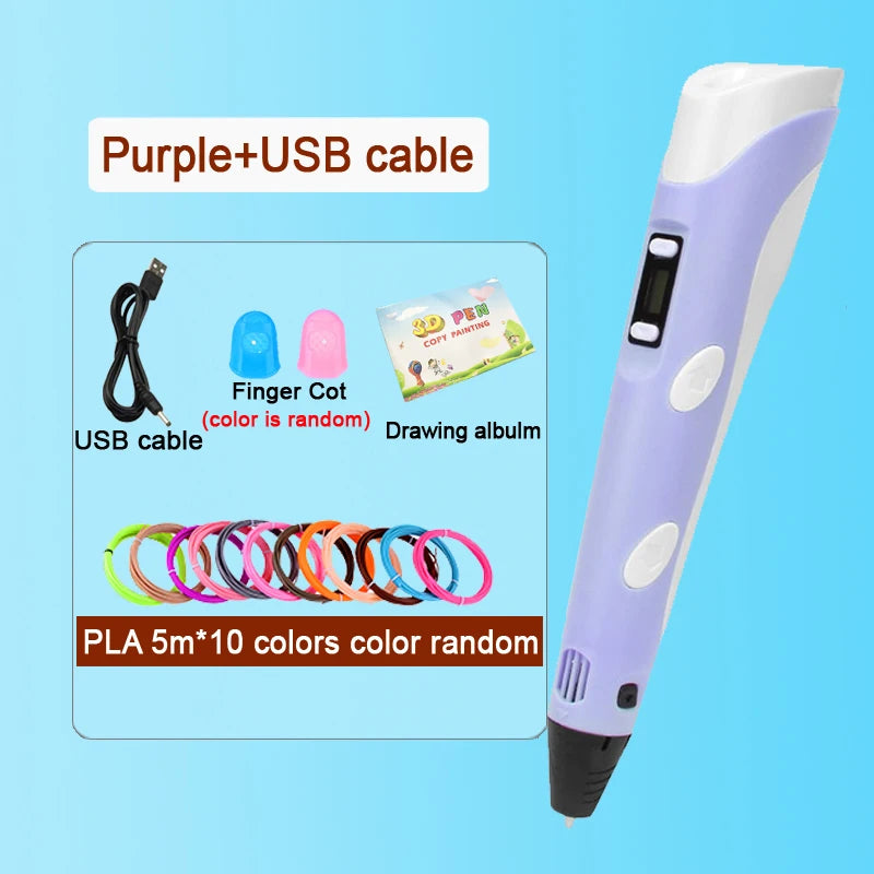 3D Printing Pen – LCD Creative Toy for Kids