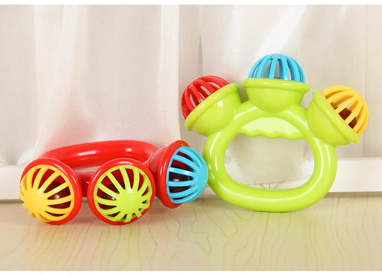1-4PCS Baby Hand Rattle Ball Sensory Toys