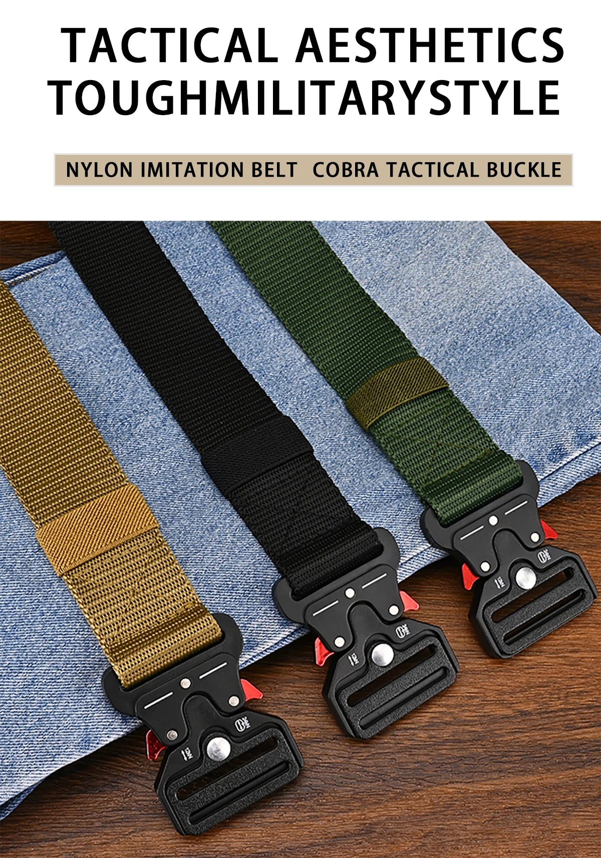 Multi-Function Outdoor Canvas Belt for Men
