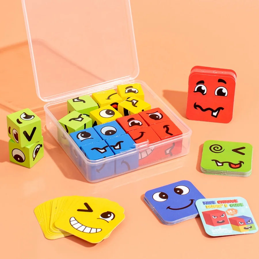 Kids Emotion Face Puzzle – Match, Think, Express & Play!