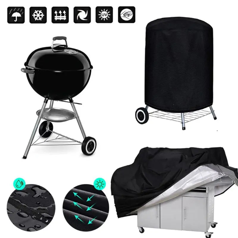 Heavy-Duty Large BBQ Grill Cover – Waterproof & Dustproof!