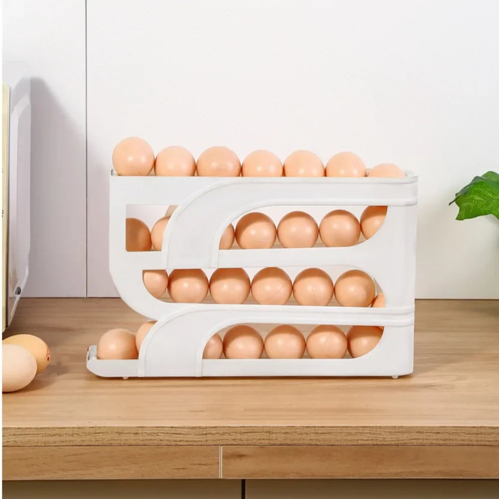 Large Capacity Automatic Egg Roller Refrigerator Storage Box