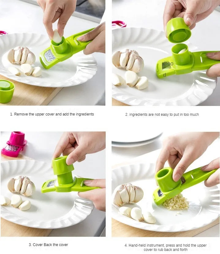 Mini Manual Garlic Grinder – Creative Kitchen Gadget