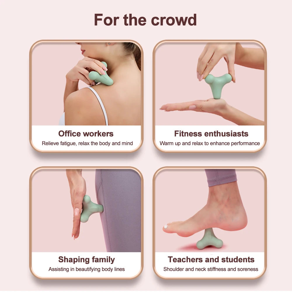Four Corner Fascia Massage Ball for Muscle Relaxation