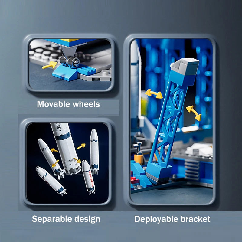 Space Shuttle Rocket Launch Building Block Set