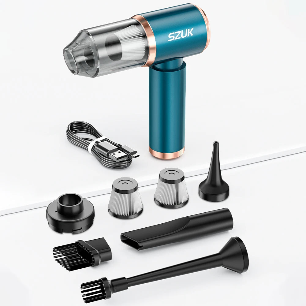 Wireless Mini Car Vacuum Cleaner – Strong Suction