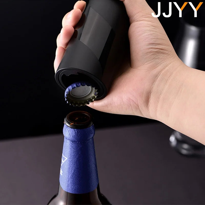 JJYY Black Poker Card Bottle Opener – Stylish & Functional Bar Tool