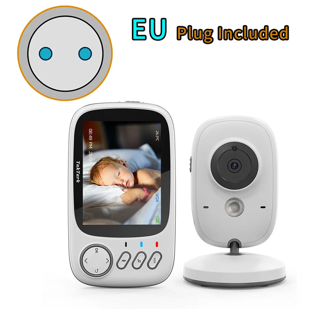 TakTark 3.2" Wireless Baby Monitor with Night Vision