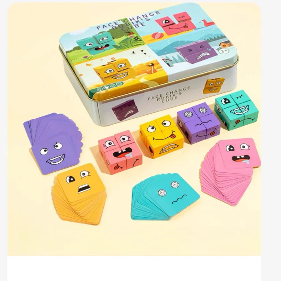 Kids Emotion Face Puzzle – Match, Think, Express & Play!