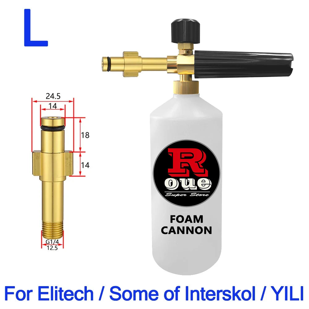 1L Adjustable Snow Foam Lance – Thick Foam, Deep Clean!