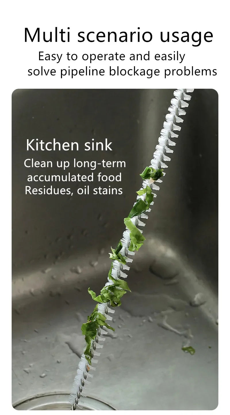 Flexible Pipe Dredging Brush for Deep Drain Cleaning