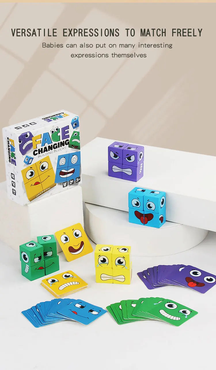 Kids Emotion Face Puzzle – Match, Think, Express & Play!