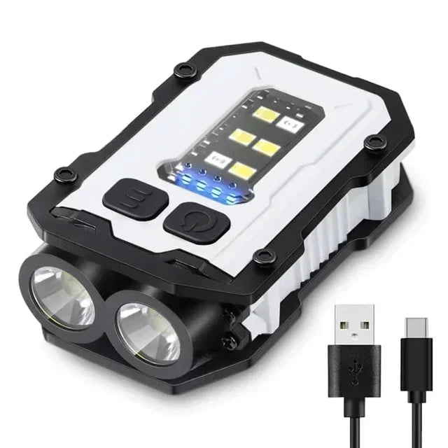 Mini LED Flashlight 1500LM USB Rechargeable Torch