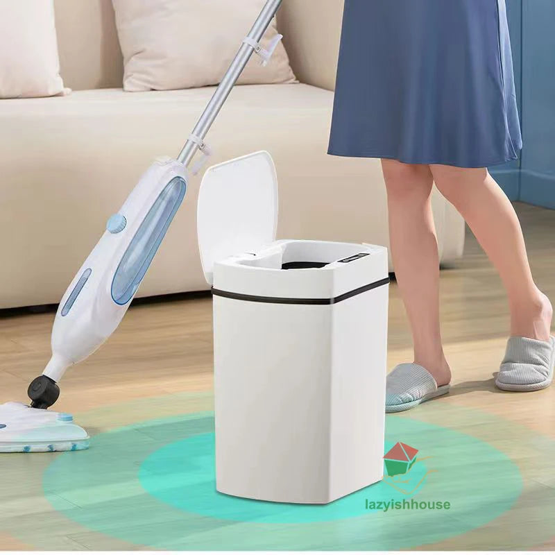 Smart Touchless Trash Can for Home Use