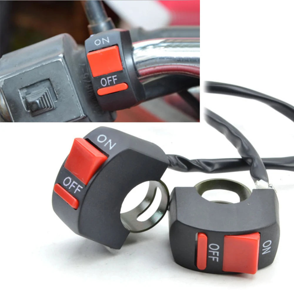 Universal Motorcycle Handlebar Light Switch ON/OFF