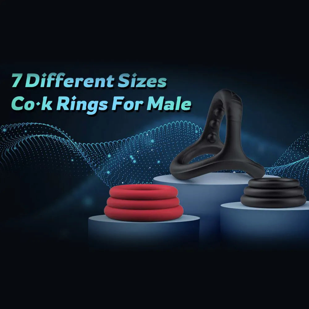 Ultra-Soft Silicone Cock Rings for Stronger Erections