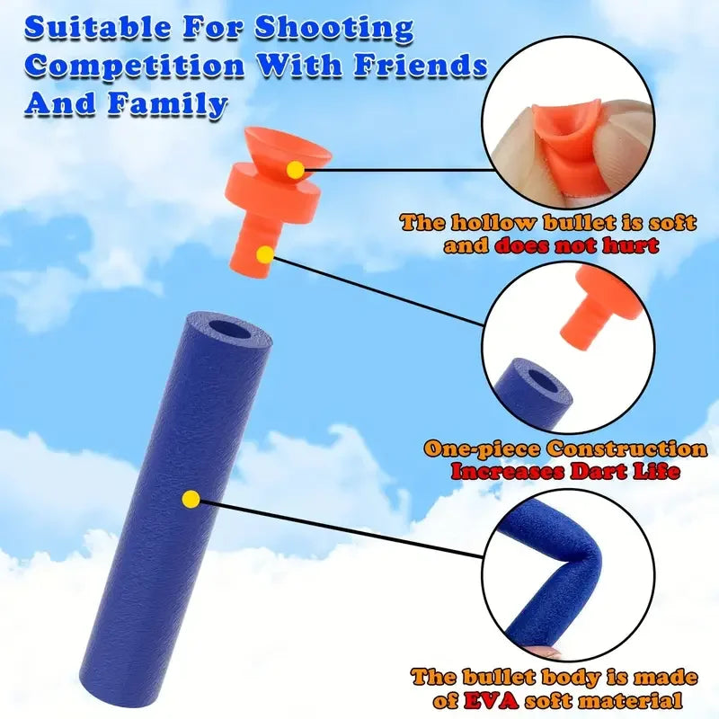 50/100PCS Soft Foam Darts for Toy Guns