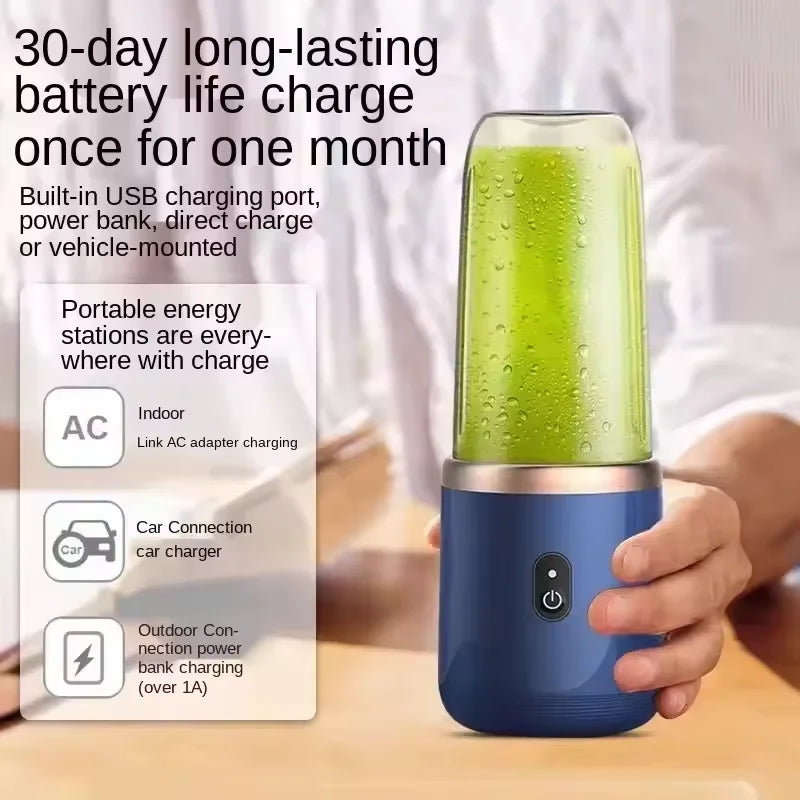 Portable Electric USB Juicer – Blend Anywhere, Anytime!