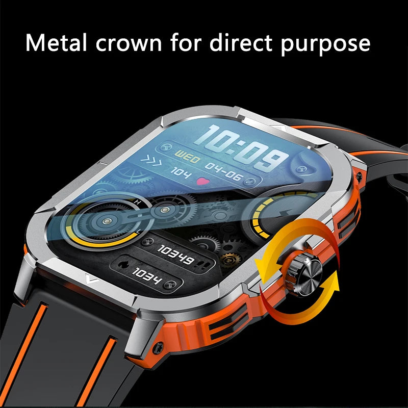 2.06" AMOLED Smart Watch Wireless Charging