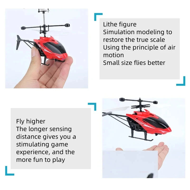 Rechargeable Mini RC Drone – Fall-Resistant Toy for Kids